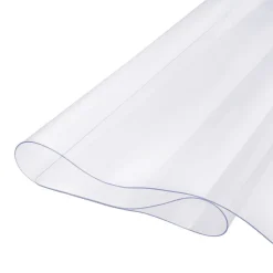 VEVOR Plastic Table Cover, 54 x 54 Inch 2.0 mm Thick Clear Table Protector, Square PVC Desk Mat, Waterproof & Easy Cleaning Desk Pad Tablecloth, for Office Dresser Dining Room Table Night Stand