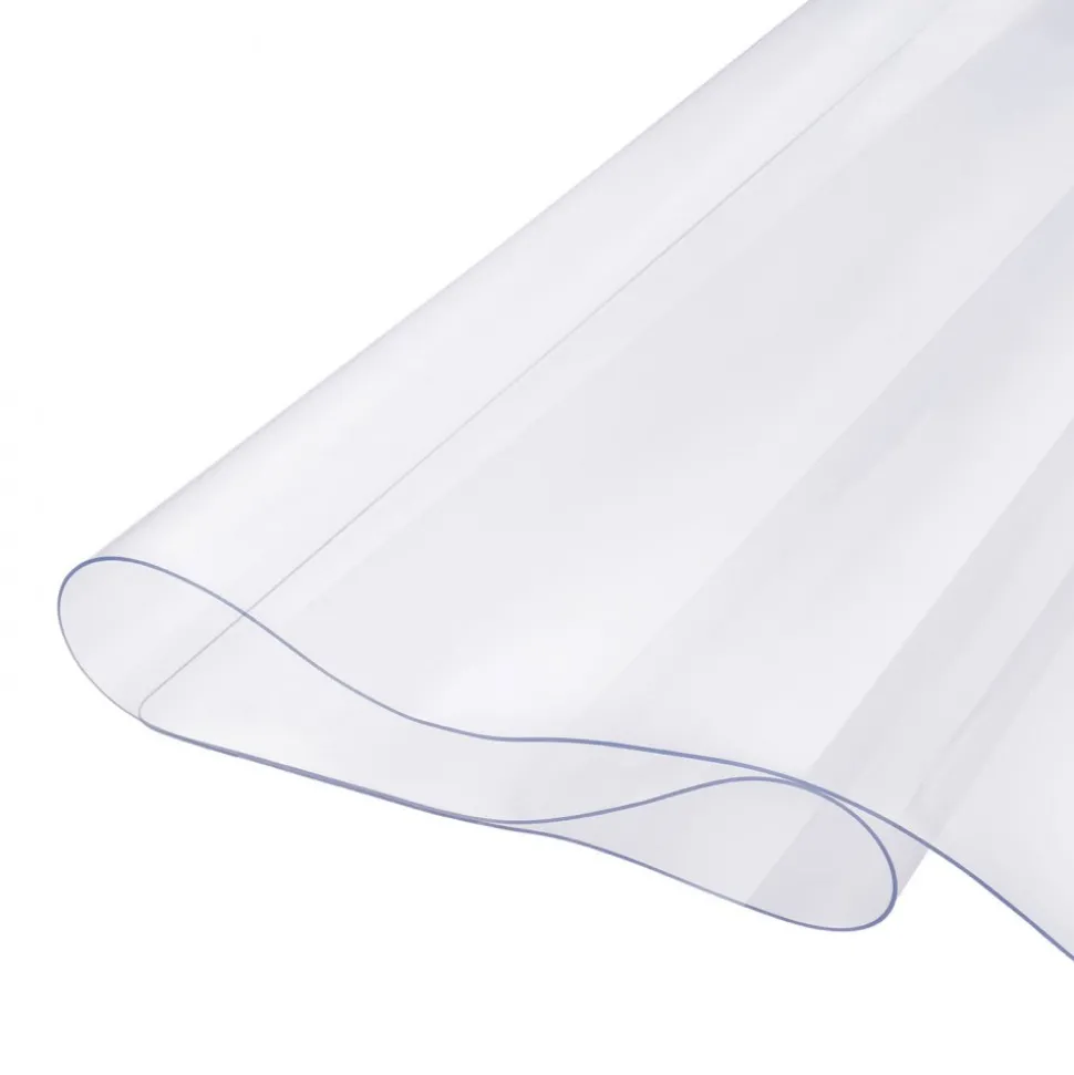 VEVOR Plastic Table Cover, 30 x 60 Inch 1.5 mm Thick Clear Table Protector, Rectangle PVC Desk Mat, Waterproof & Easy Cleaning Desk Pad Tablecloth, for Office Dresser Dining Room Table Night Stand