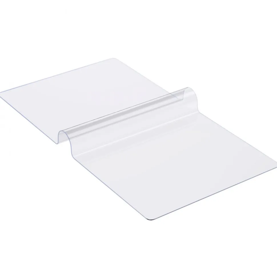 VEVOR Plastic Table Cover, 24 x 96 Inch 1.5 mm Thick Clear Table Protector, Rectangle PVC Desk Mat, Waterproof & Easy Cleaning Desk Pad Tablecloth, for Office Dresser Dining Room Table Night Stand