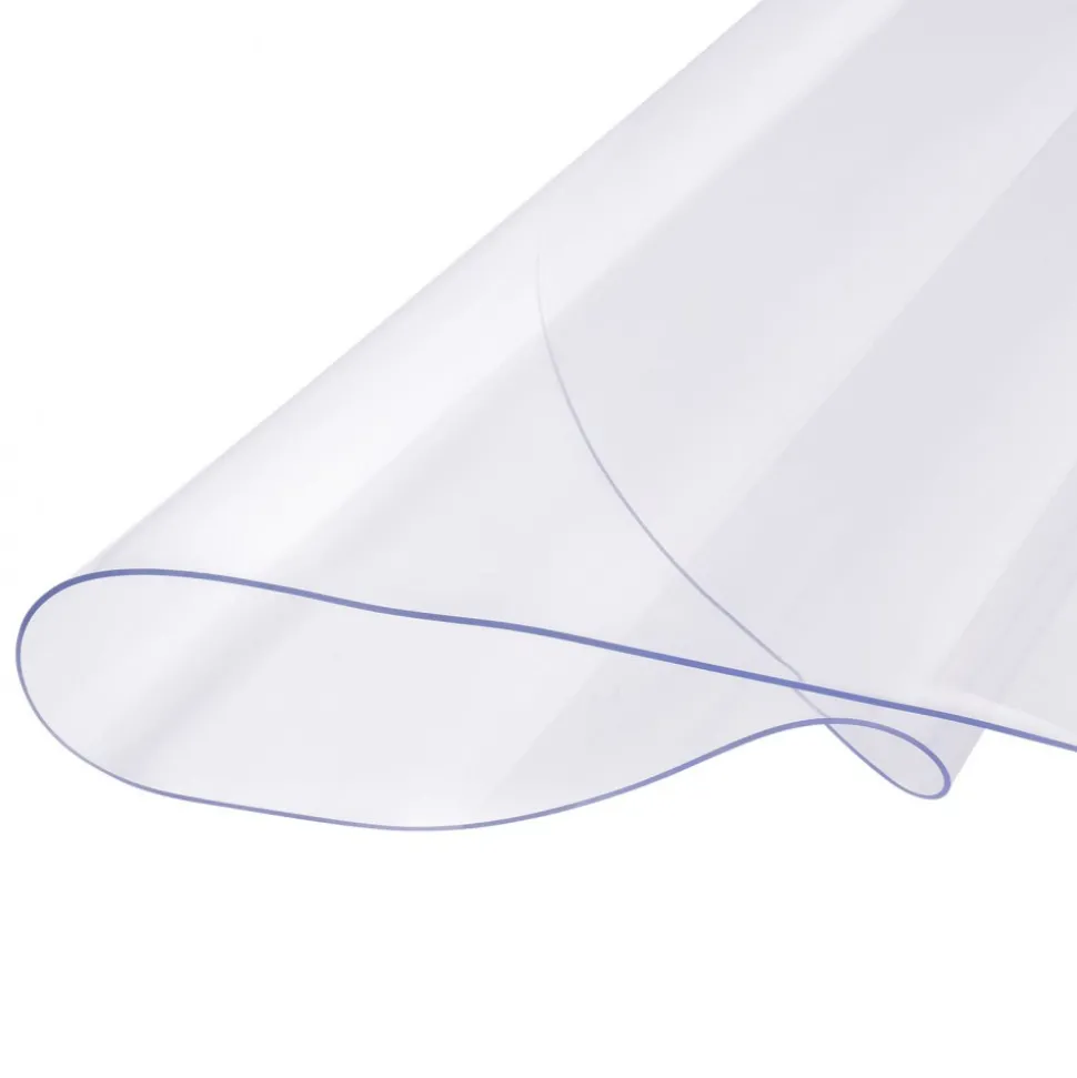 VEVOR Plastic Table Cover, 40 x 60 Inch 1.5 mm Thick Clear Table Protector, Rectangle PVC Desk Mat, Waterproof & Easy Cleaning Desk Pad Tablecloth, for Office Dresser Dining Room Table Night Stand