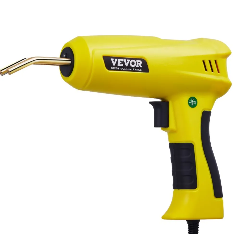 VEVOR Plastic Welding Kit, 220W Plastic Welder Gun with 800PCS Hot Staples & 56PCS Welding Rods, Professional Hot Staple Welding Gun with LED Light, Carrying Case for Kayak, Toys, Car Bumper Repair