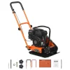 VEVOR Plate Compactor, 6.5 HP 196CC Gas Engine, 5600 VPM Vibrating Ground Rammer, 2360 lbs Compaction Force, 20.1 x 15 in Plate, Walk Behind Compactor for Paver Landscaping, Asphalt, Foundation, Soil