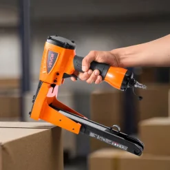 VEVOR Pneumatic Carton Closing Stapler, 13 Gauge Pneumatic Cardboard Staple Gun for 1-3/8 inch Crown 5/8