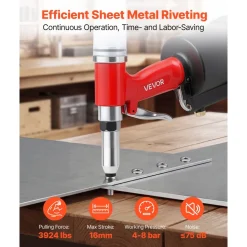 VEVOR Pneumatic Rivet Gun Kit with 3/32