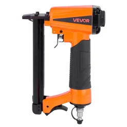 VEVOR Pneumatic Staple Gun, 21 Gauge Long-Nose Upholstery Stapler for 80 Series Fine Wire Staples 1/2-inch Crown 1/4