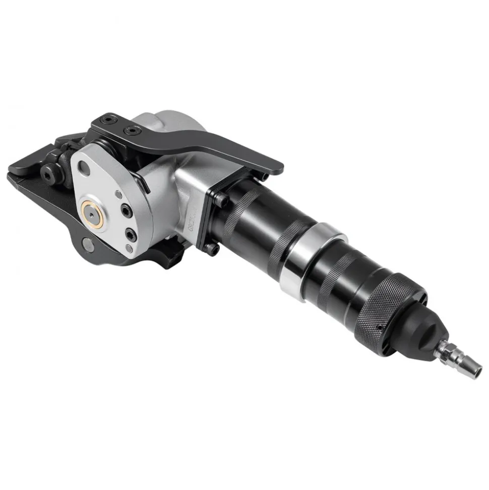 VEVOR Pneumatic Steel Strapping Machine, 8500 N Tension Force, Metal Strapping Tool Tensioner and Cutter Sealer for 1.26 in Width Metal Belt, Heavy Duty Split Type Baler for High Tensile Packaging
