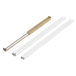 VEVOR Pocket Door Frame Kit, for 24-36 in Wide 84 in High Door, Pocket Door Kit with Two-Way Soft Close Mechanism, Slide Smoothly Quietly, Easy to Install, Premium Galvanized Steel, for Living Room