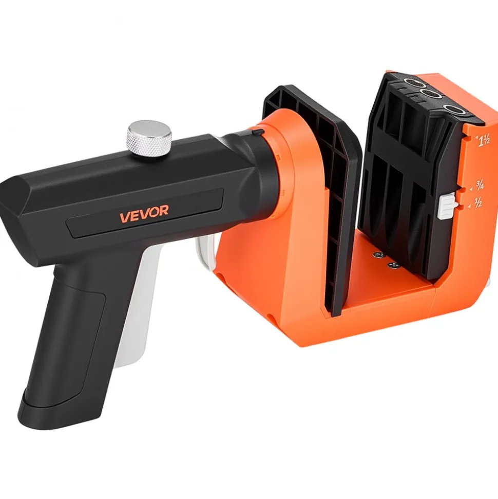 VEVOR Pocket Hole Jig Kit, 1/2", 3/4", 1-1/2" Adjustable, 360° Rotating Handle, Jig Pocket Hole System with 260 Screws, C-Clamp, Stop Collar, Drill Bit, Easy Clamping and Adjusting, for Woodworking