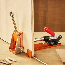 VEVOR Pocket Hole Jig Kit, 34 Pcs Pocket Hole Jig System with 11