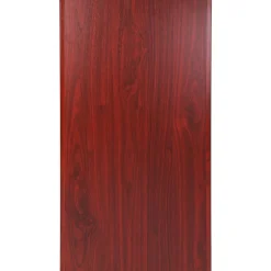 VEVOR Podium Stand, 47 inch Hostess Stand with 4 Rolling Wheels, Wood Podium with Storage Shelves and Slant Desktop, Lecterns & Podiums for Home, Office, School, Church, Brown
