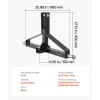 VEVOR 3 Point Trailer Hitch with 2 in Receiver, 3pt Quick Hitch Attachment for Category 1 Tractor, 3000lbs Capacity, Tow Drawbar Adapter, Compatible with Kubota, Mahindra, Ford, Yanmar, John Deere