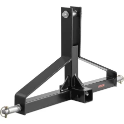 VEVOR 3 Point Trailer Hitch with 2 in Receiver, 3pt Quick Hitch Attachment for Category 1 Tractor, 3000lbs Capacity, Tow Drawbar Adapter, Compatible with Kubota, Mahindra, Ford, Yanmar, John Deere