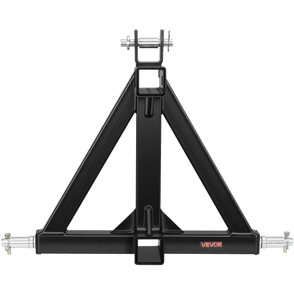 VEVOR 3 Point Trailer Hitch with 2" Receiver, 3 Pt Quick Hitch Attachment, Tractor Tow Drawbar Adapter, Compatible with Category 1, Kubota, Mahindra, Ford, Yanmar, John Deere, Massey Ferguson, Tractor