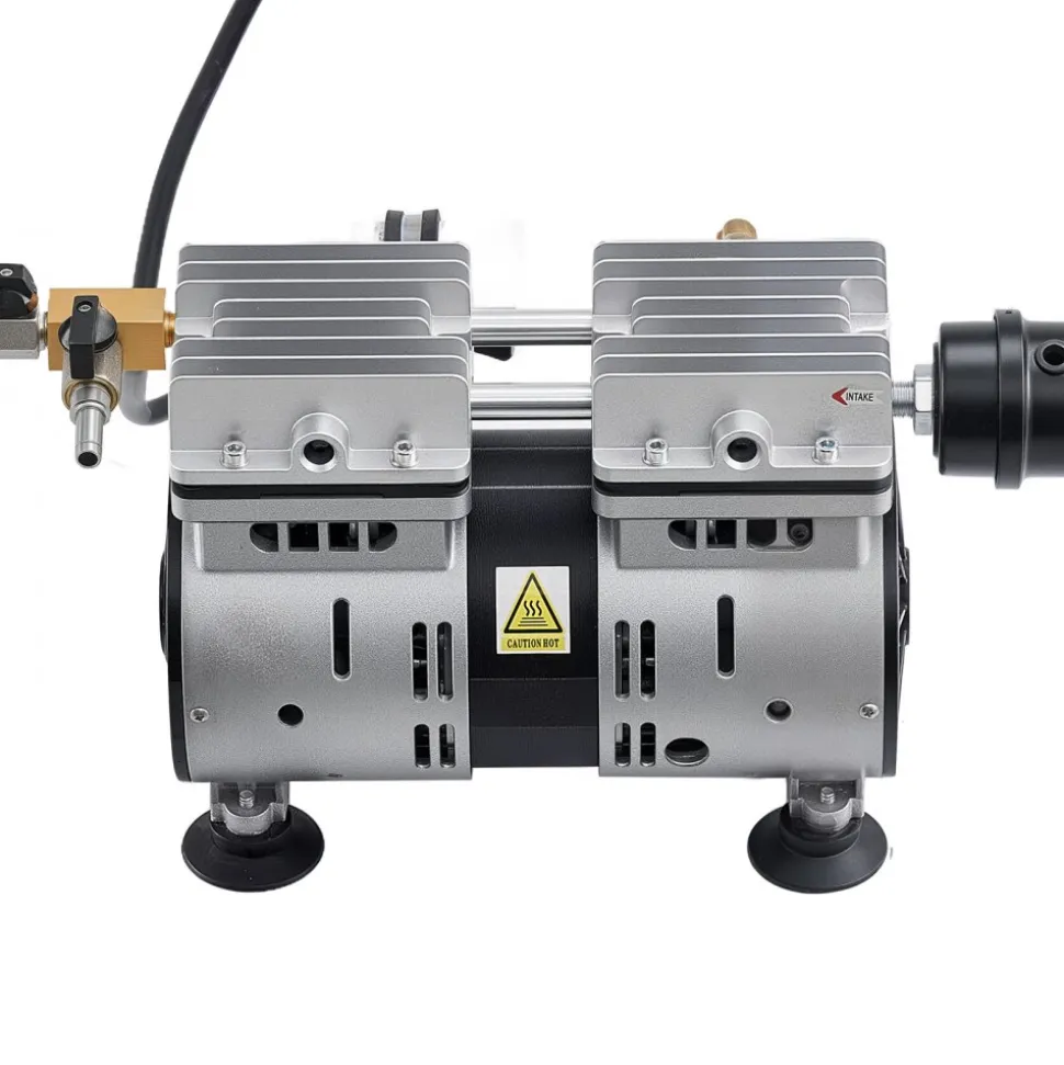 VEVOR Pond Aerators, 5.2CFM Aeration System for Lake up to 3 Acres, 3/4 HP Air Compressor, 2 Diffusesr & Two100' Weighted Tubings, Aeration Pump for Outdoor Ponds & Lakes Deep Water Oxygen Circulation