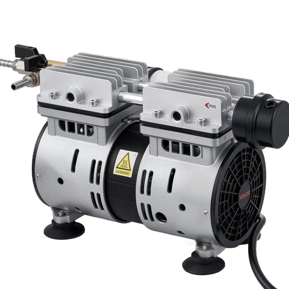 VEVOR Pond Aerators, 5.2CFM Aeration System for Lake up to 3 Acres, 3/4 HP Air Compressor, 2 Diffusesr & Two100' Weighted Tubings, Aeration Pump for Outdoor Ponds & Lakes Deep Water Oxygen Circulation