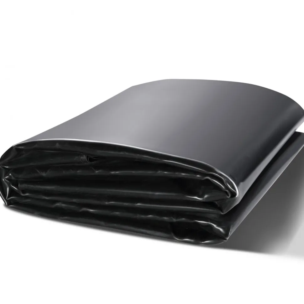 VEVOR Pond Liner, 10 x 13 ft 20 Mil Thickness, Pliable LLDPE Material Pond Skins, Easy Cutting Underlayment for Fish or Koi Ponds, Water Features, Waterfall Base , Fountains, Water Gardens, Black