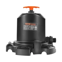 VEVOR Pool Cover Pump, 1/2 HP 1575 GPH, 120V Submersible Swimming Pool Cover Pump with 25 ft Power Cord, 24 ft Max Head Lift, Water Removal and Transfer Pump, for Pool Draining Inflatable Water Parks