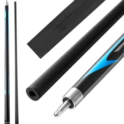 VEVOR Pool Cue, 1 Piece Jump Break Cue, 58 inch & 19.5 oz Break Cues Pool Stick, Breaks Stick with Carbon Fiber Shaft & Maple Cues Butt, Heavy Hitter Breaks Jump Billiard Cue for Adult, Home, Office
