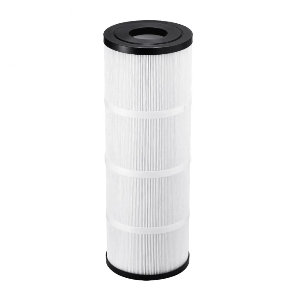 VEVOR Pool Filter Cartridge, 4x 80 Sq. Ft, Spa Hot Tub Filter Cartridge Replacement, Compatible with Pentair CCP320, Pleatco PCC80-PAK4, Secure for Kids & Pet, Easy to Clean