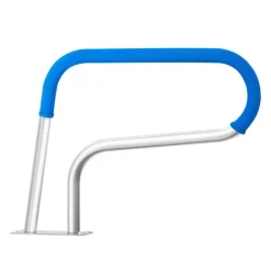 VEVOR Pool Handrail, 32 x 23 inch Pool Railing, Stainless Steel with Base Plate for Indoor/Outdoor Pools,Swimming Pool Safety Railing for Decks,Rust-Proof Grab Bar w/ Grip Cover&Accessories for Spas