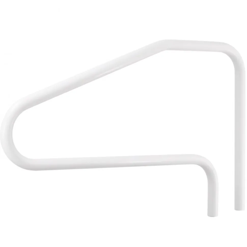 VEVOR Pool Rail, 48 x 32 inch Pool Handrail, 220 lbs Load Capacity Heavy Duty Stainless Steel Swimming Handrail, Seamless Welding, Recessed or Base Mount, for Poolside, Water Parks, Spa Centers