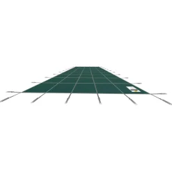 VEVOR Pool Safety Cover Fits 16x36ft Rectangle Inground Pools, Safety Pool Cover with Drainage Holes, Mesh Solid Pool Cover for Swimming Pool, Winter Safety Cover, Green