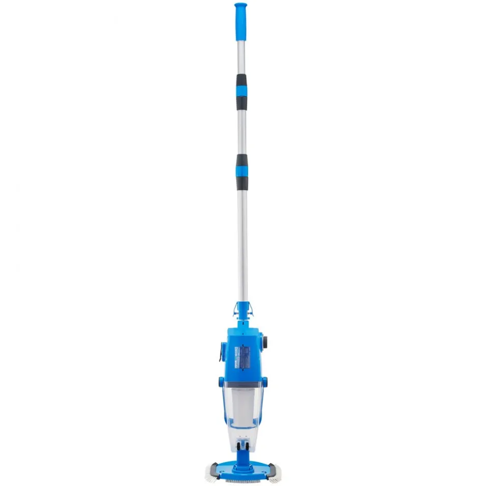 VEVOR Pool Vacuum, 26 GPM Handheld Cordless Hot Tub Vacuum with Extension Pole, for Deep Cleaning & Strong Suction, Rechargeable Pool Cleaner, Running up to 1Hour, for Above Ground/Inground Pool Spas