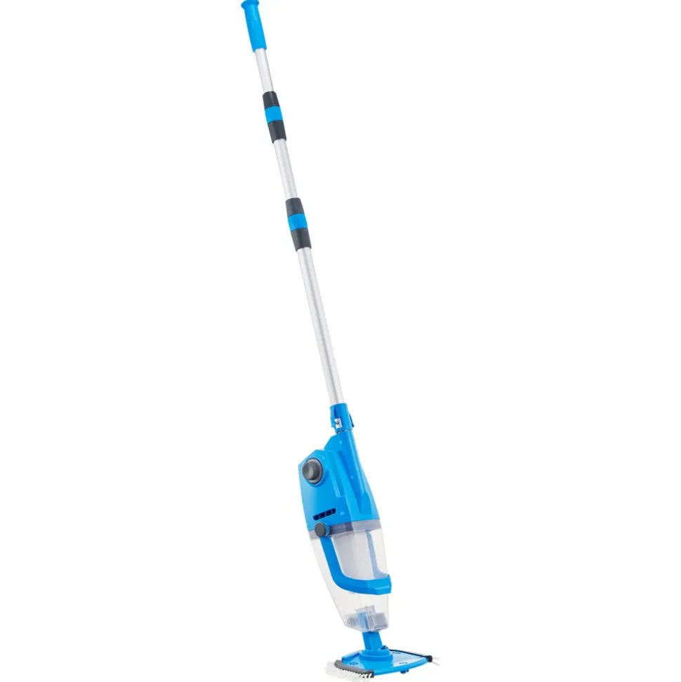 VEVOR Pool Vacuum, 26 GPM Handheld Cordless Hot Tub Vacuum with Extension Pole, for Deep Cleaning & Strong Suction, Rechargeable Pool Cleaner, Running up to 1Hour, for Above Ground/Inground Pool Spas