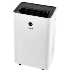 VEVOR Portable Air Conditioner, 14000 BTU ASHRAE (9800 BTU SACC) 4-in-1 Standing Cooling Ac Unit, LED Touch Panel & Remote Control, 24h Timer, Cooling, Dehumidifier, Fan, Sleep Mode for Room Indoor