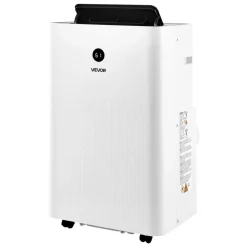 VEVOR Portable Air Conditioner and Heater Combo, 14000 BTU (9800 BTU SACC) 5-in-1 Standing Cooling Ac Unit, LED Touch Panel & Remote Control, 24h Timer, Dehumidifier/Fan/Sleep Mode for Room Indoor