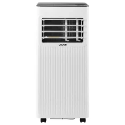 VEVOR Portable Air Conditioner, 10000 BTU ASHRAE (6000 BTU SACC) 3-in-1 Standing Cooling Ac Unit, with LED Touch Panel & Remote Control, 24h Timer, Cooling, Dehumidifier, Fan for Room Indoor, White