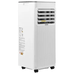 VEVOR Portable Air Conditioner, 10000 BTU ASHRAE (6000 BTU SACC) 3-in-1 Standing Cooling Ac Unit, with LED Touch Panel & Remote Control, 24h Timer, Cooling, Dehumidifier, Fan for Room Indoor, White