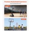 VEVOR Portable Basketball Stand, 8.04 to 10 ft Height Adjustment Basketball Hoop & Goal, Basketballs Hoop Outdoor with 44 inch PC Backboard for Kids, Adults in Schools, Parks, Indoor & Outdoor Use