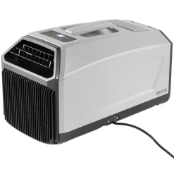 VEVOR Portable Camping Air Conditioner 3050 BTU, Tent AC Unit with Hose, Remote & Touch Control, 61–90°F Adjustable, 150 m³/h High Airflow, Low Noise, Ideal for Tent. RV, Outdoor Cooling, Dark Grey