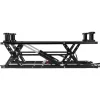 VEVOR Portable Car Lift, 7000 lbs Capacity, Heavy Duty Steel Truck Lift with 26.8" Max Height, Pneumatic Pump, Wheels, 4 Rubber Pads & 4 Lifting Columns for Cars, SUVs, Trucks, Home Garage or Shop Use