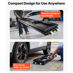 VEVOR Portable Car Lift, 7000 lbs Capacity, Heavy Duty Steel Truck Lift with 26.8