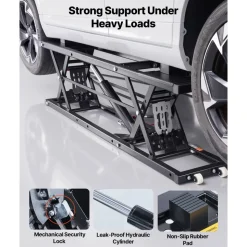 VEVOR Portable Car Lift, 7000 lbs Capacity, Heavy Duty Steel Truck Lift with 26.8
