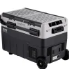 VEVOR Portable Car Refrigerator, 12 Volt Car Refrigerator Fridge, 50 L / 52.8 QT Dual Zone Portable Freezer, -4℉-68℉ Adjustable Temperature, Compressor Cooler for Home, Outdoor, Camping, RV, Car