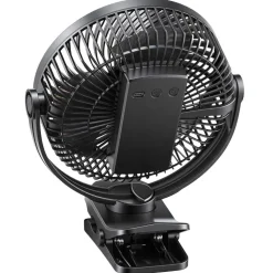 VEVOR Portable Clip Fan, Rechargeable Clip On Fan, USB Port with 3 Speeds & Circulation Mode, Strong Airflow Sturdy Clamp, Long Runtime for Desk, Golf Cart, Outdoor Camping Treadmill, Office, White