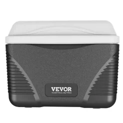 VEVOR Portable Cooler, 8.5 QT Hard Cooler with Ice Retention and Heavy-Duty Handles, Lightweight Rigid Material Insulated Portable Cooler, Suitable for Family Picnics and Short Trips