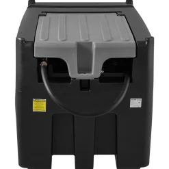 VEVOR Portable Diesel Tank, 128 Gallon Capacity & 10 GPM Flow Rate, Gas Fuel Tank with 12V Electric Transfer Pump and 13.1ft Rubber Hose, PE Diesel Transfer Tanks for Easy Fuel Transportation, Black
