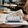 VEVOR Portable Digital Magnifier, 8-inch Touchscreen Electronic Video Magnifier for Low Version, 2X - 20X Electronic Reading Aid with 13MP Auto-Focus HD Lens, 26 Color Mode, HDMI Output & 16GB Storage