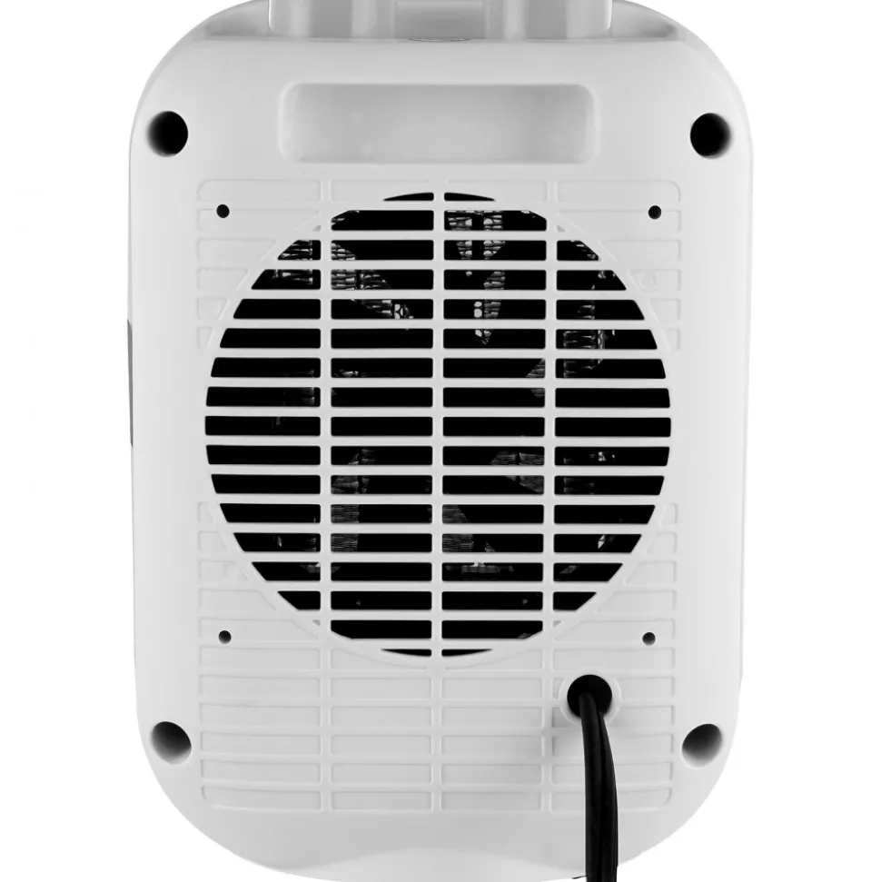 VEVOR Portable Electric Space Heater with Thermostat, 1000W/1500W 2-Level Adjustable Quiet Ceramic Heater Fan, 9 in Tip-Over Shutdown Flame-Retardant PP Small Heaters for Office Room Desk Indoor Use