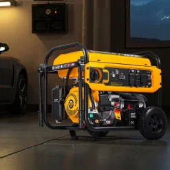 VEVOR Portable Generator, Gasoline 13500W Peak Watt & LPG 12000W Peak Watt Dual Fuel Generator, Home Backup Generators with Electric Start, Gasoline & LPG Powered, CO Sensor, 20A & 50A Outlets