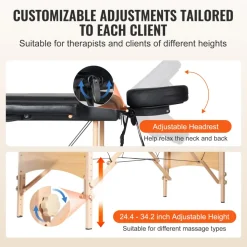 VEVOR Portable Massage Table 28
