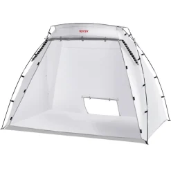 VEVOR Portable Paint Booth, Larger Spray Paint Tent with Built-in Floor & Mesh Screen, Painting Tent Station for Furniture DIY Hobby Tool, 7.5x5.2x5.2ft Spray Paint Shelter