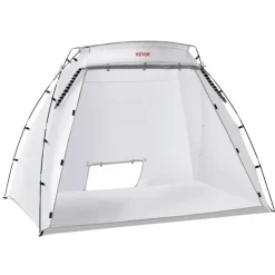 VEVOR Portable Paint Booth, Larger Spray Paint Tent with Built-in Floor & Mesh Screen, Painting Tent Station for Furniture DIY Hobby Tool, 7.5x5.2x5.2ft Spray Paint Shelter