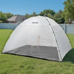VEVOR Portable Paint Booth Tent, 28.3 x 28.5 x 29.5 inch Pop-Up Portable Spray Paint Tent with Mesh Door, Spray Painting Tents for Cabinets, Chairs, Models, Tables, Pop-Up Design, Efficient Airflow