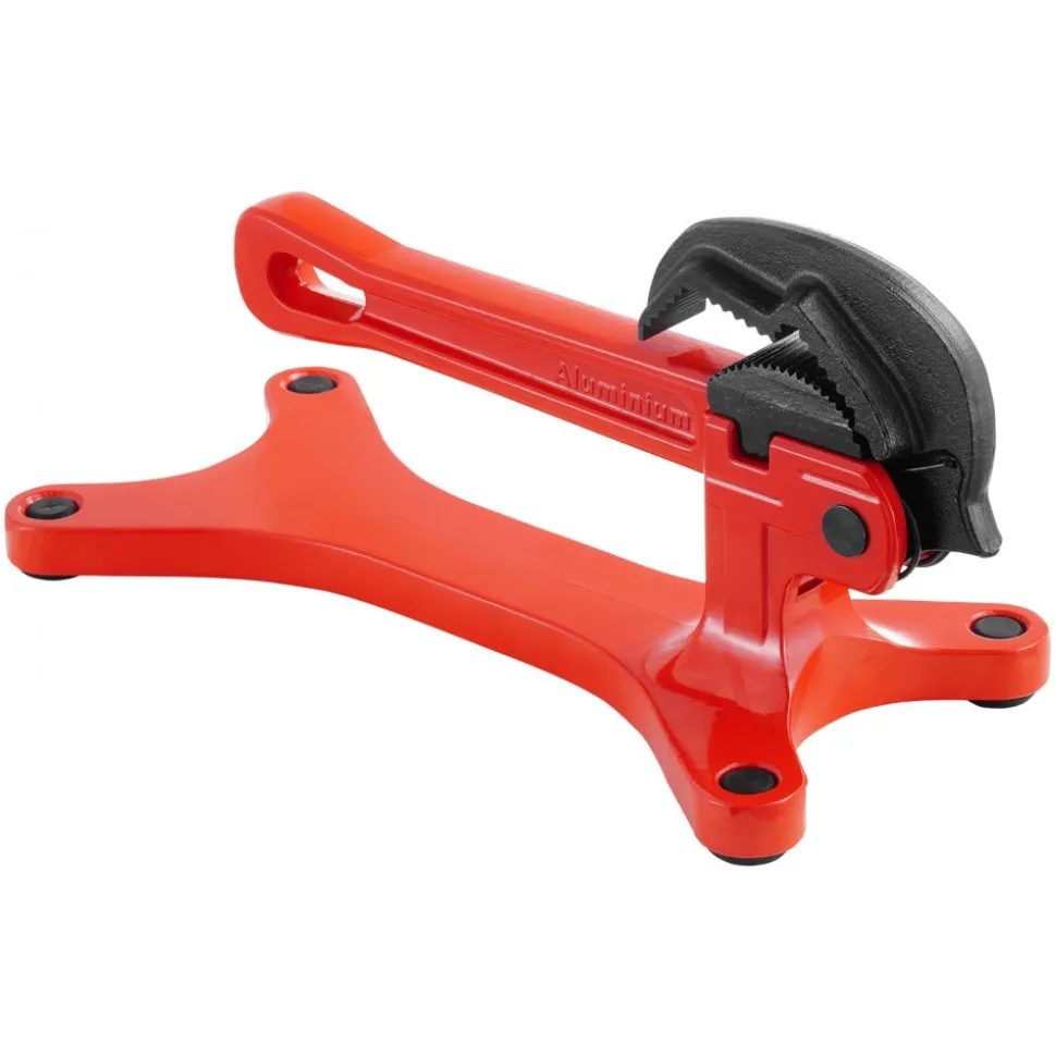 VEVOR Portable Pipe Vise, Lightweight Aluminum Pipe Vise with 1/8" to 1-1/2" Clamping Capacity, Ideal for Onsite Plumbing Installation, Repair, and Maintenance