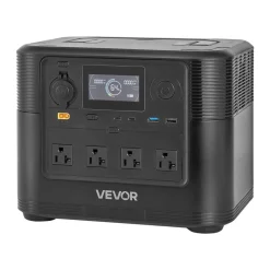VEVOR Portable Power Station, 3600W 3840Wh Power Station Solar Generator with 10 Output Ports & Adjustable Input Power, Expandable LiFePO4 Battery Backup for Home Camping RV (Solar Panel NOT Included)